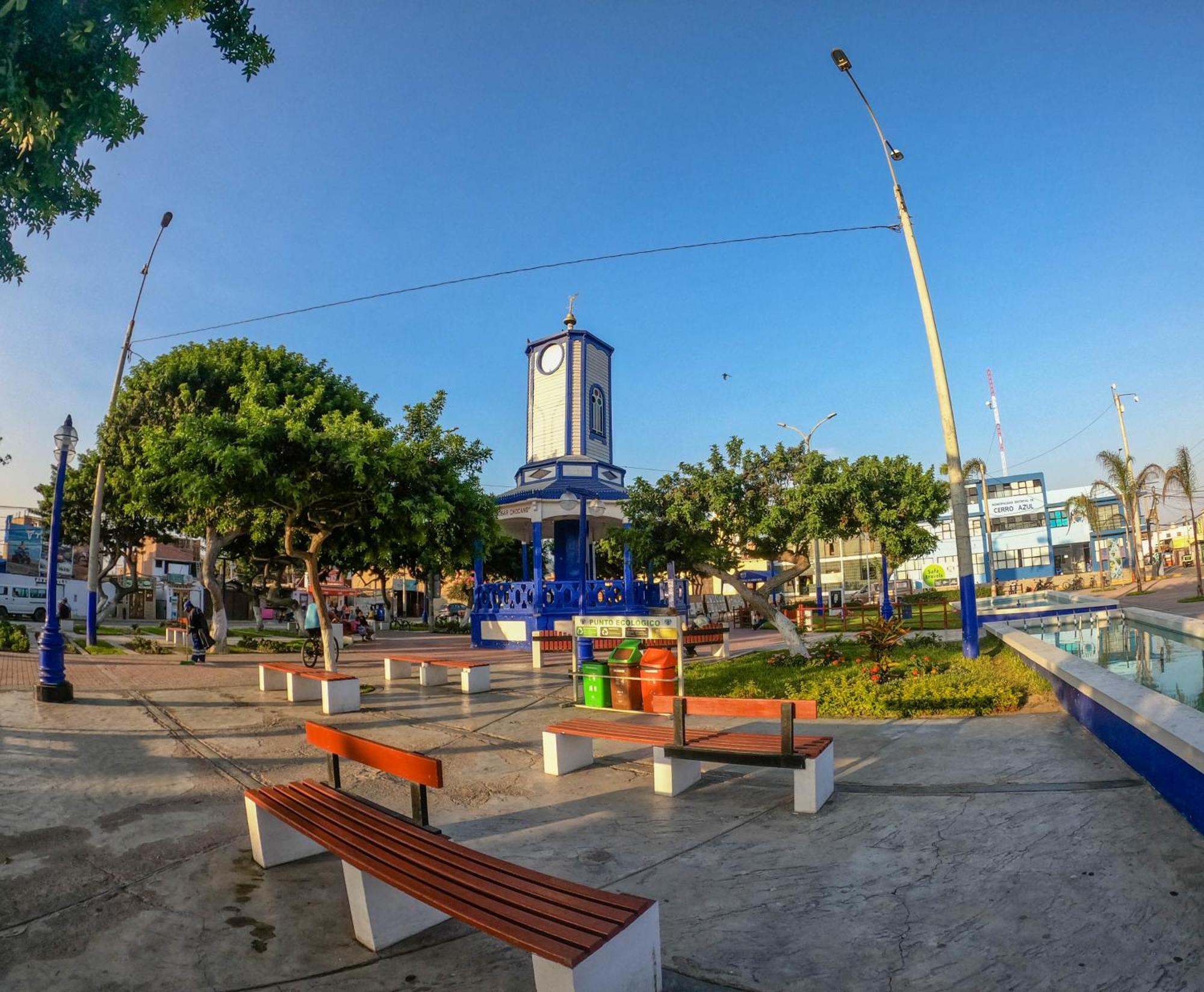 Hospedaje Rocio Del Mar Hotel Cerro Azul Buitenkant foto